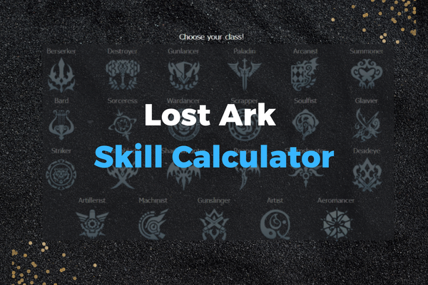 Lost Ark Skill Calculator with tree and scores