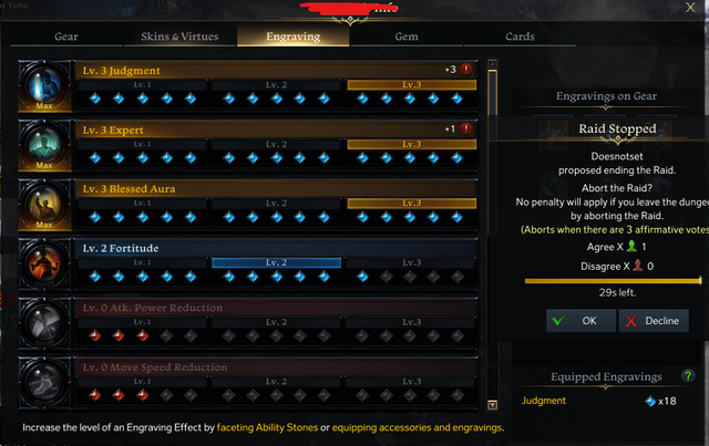 lost ark paladin engravings